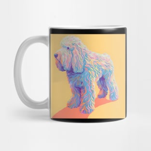 Retro Komondor: Pastel Pup Revival Mug